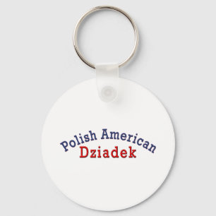 Porte-clés Américain polonais Dziadek