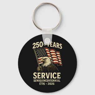 Porte-clés American 250th Anniversary Celebration Patriotic U
