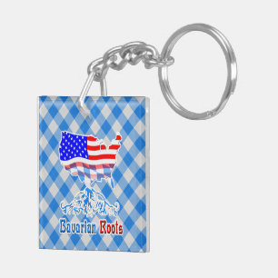 Porte-clés American Bavarian Roots Allemagne Porte - clé