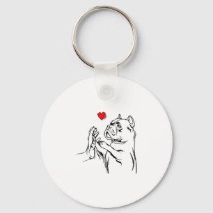Porte-clés American Bully Lote Pitbull Dog Maman Funny Gir