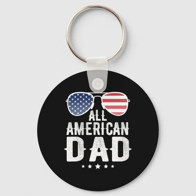 Porte-clés American Dad 4 juillet Us Patriotic Pride (Recto)