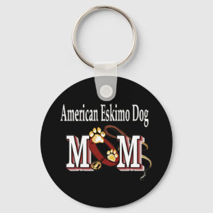 Porte-clés American Eskimo Dog MOM
