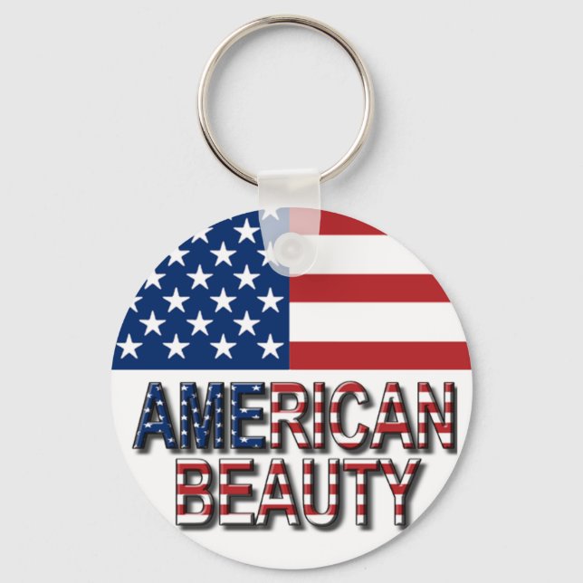 Porte-clés American Flag - American Beauty Key Ring (Recto)