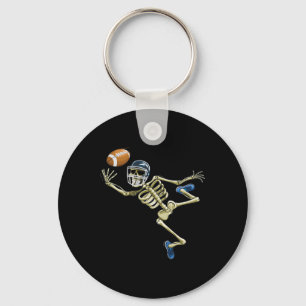 Porte-clés American Football Squelette Halloween Hommes garço