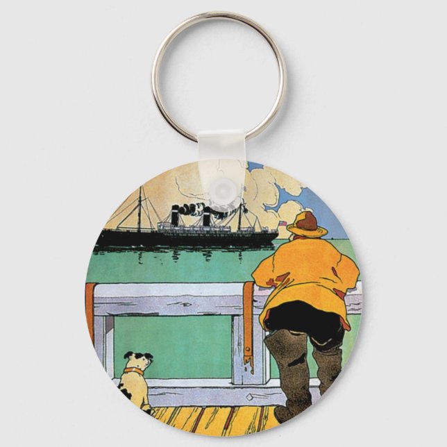 Porte-clés American Line Poster (Recto)