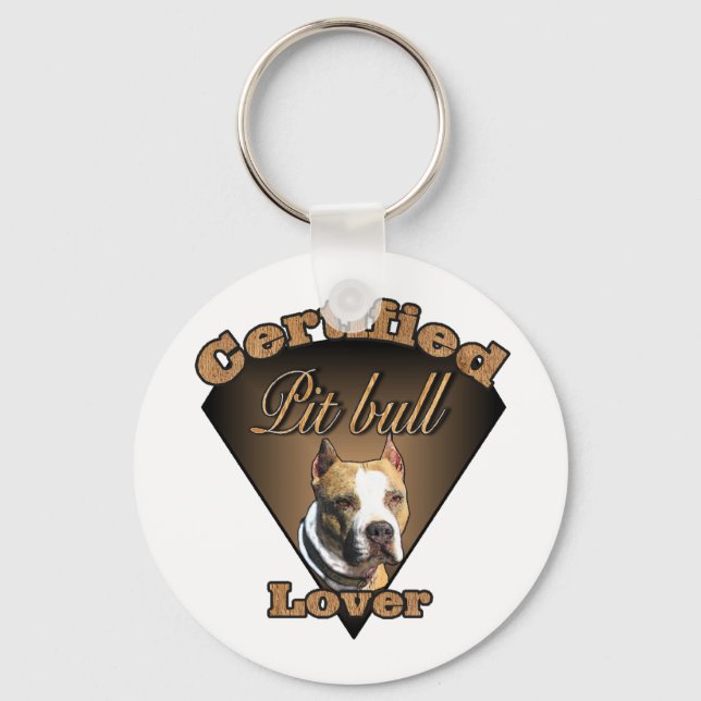 Porte-clés American Pit Bull Terrier Cadeaux (Recto)