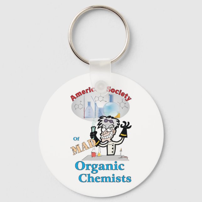 Porte-clés American Society of Mad Organic Chemists (Recto)
