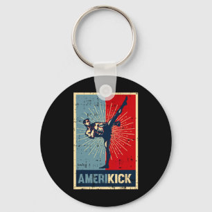 Porte-clés Amerikick America Kickboxing 4 Juillet Incroyable