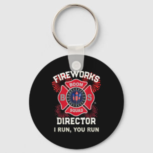 Porte-clés Amérique af directeur de feu d'artifice équipe de