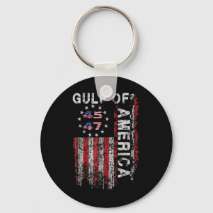Porte-clés Amérique du Golfe des États-Unis Salutation Trump