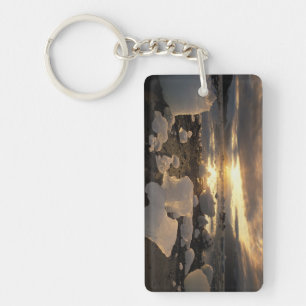 Porte-clés Amérique du Nord, États-Unis, Alaska, Ice Bay, pay