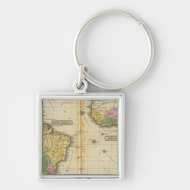 Porte-clés Amérique du Sud, Afrique (Devant)