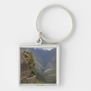 Porte-clés Amérique du Sud, Pérou, Machu Picchu. Ruines de pi