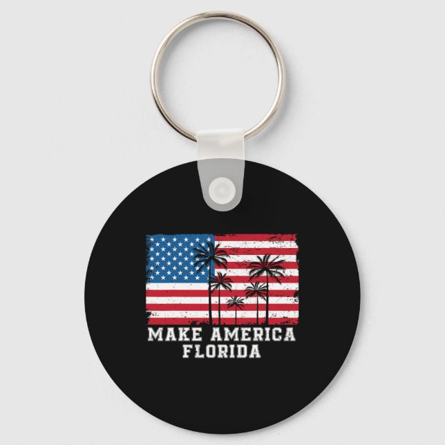Porte-clés Amérique Floride Desantis 2024 Trump Desantis Elec (Recto)