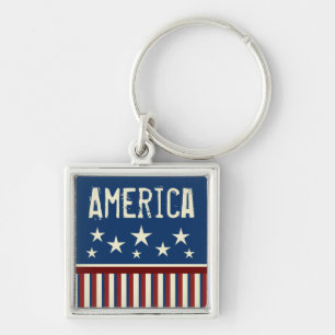 Porte-clés Amérique patriotique