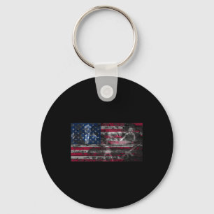 Porte-clés Amérique Trump 2a Armes Dieu Pays Bible Croix