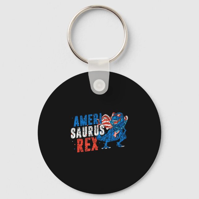 Porte-clés Amerisaurus rex amérique États-Unis indépendance 4 (Recto)