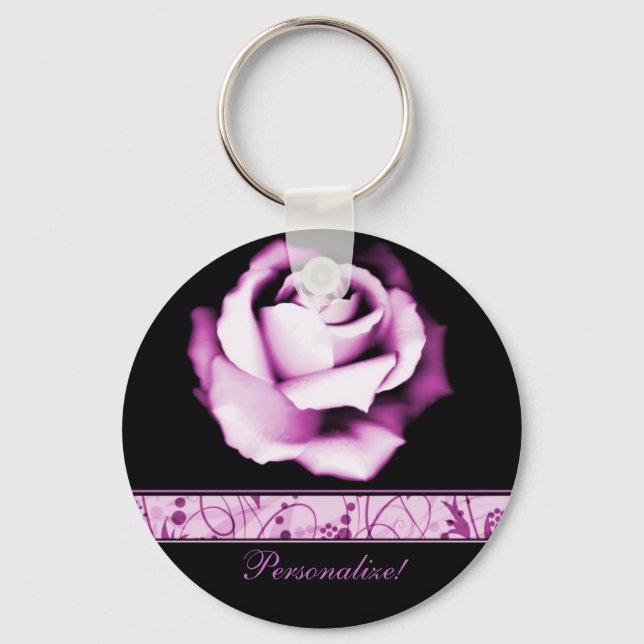 Porte-clés Amethyst Rose Keychain (Recto)