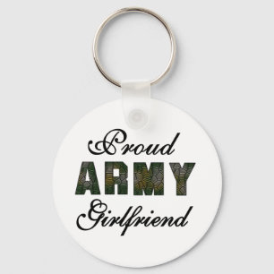 Porte-clés Amie fière d'armée