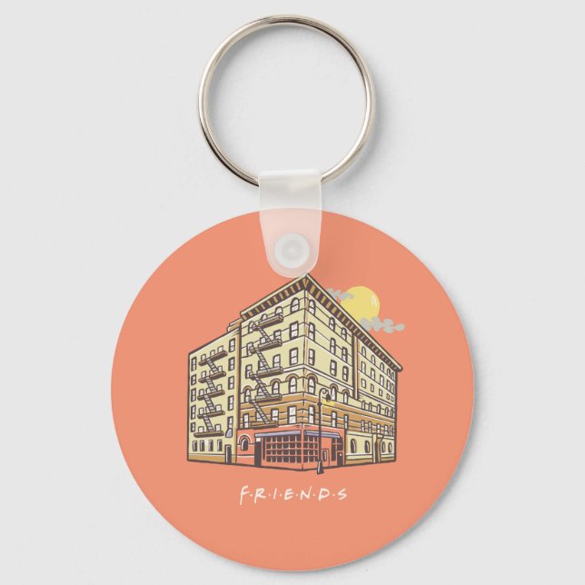 Porte-clés AMIS™ | Monica's Apartment Building (Recto)