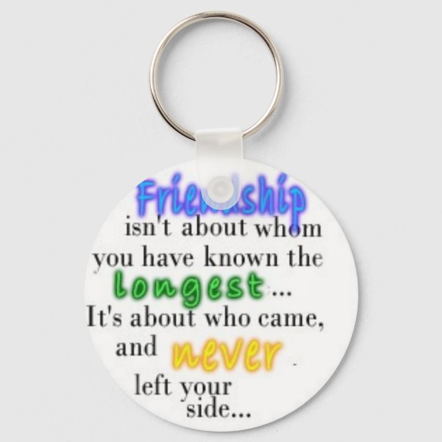 Porte-clés Amitié (Recto)