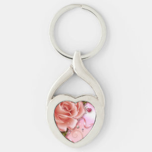 Porte-clés Amour Coeur tordu