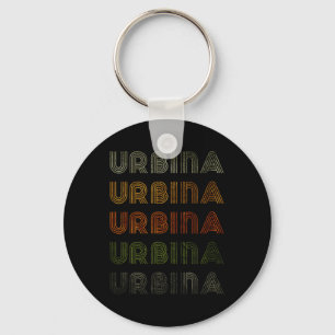 Porte-clés Amour Coeur Urbina Tee Grunge Style Vintage Noir