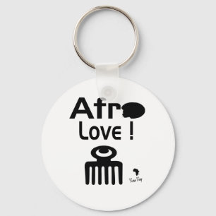 Porte-clés Amour d'Afro avec DUAFE