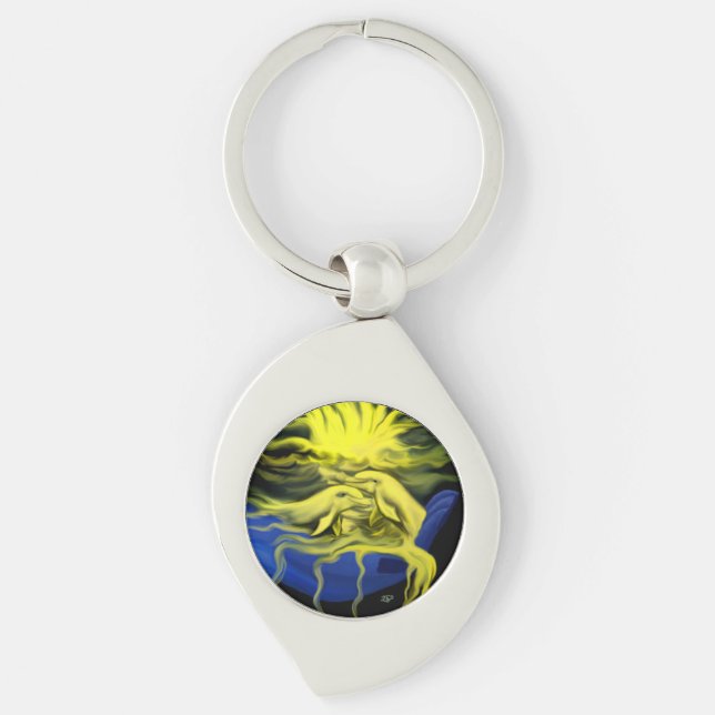 Porte-clés Amour dauphin (Devant)