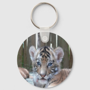 Porte-clés amour de attente de maman de tigre de bébé