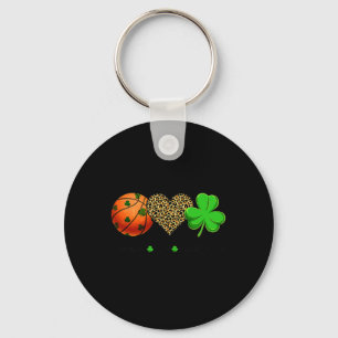 Porte-clés Amour de basket Saint Patrick's Day Shamrock Clove