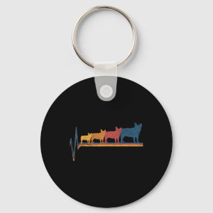 Porte-clés Amour de Bulldog