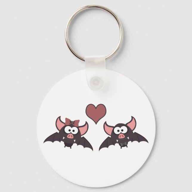 Porte-clés Amour de chauve-souris (Recto)