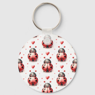 Porte-clés Amour de coccinelle (personnalisé)
