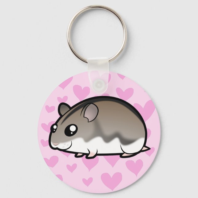 Porte-clés Amour de hamster nain (Recto)