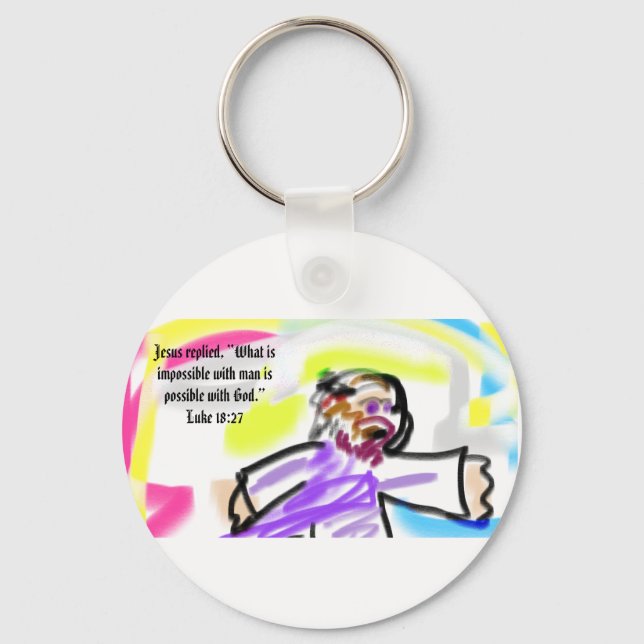 Porte-clés amour de jésus (Recto)