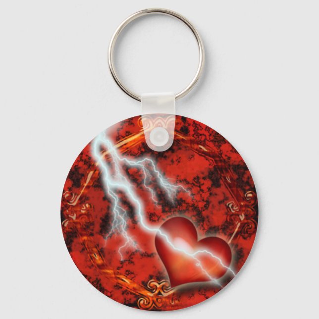 Porte-clés Amour de la foudre (Recto)