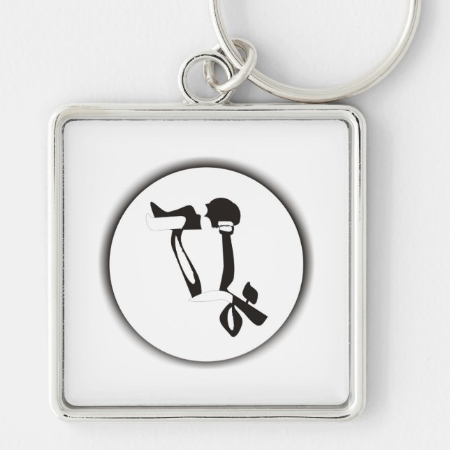 Porte-clés Amour de la lune (Devant)