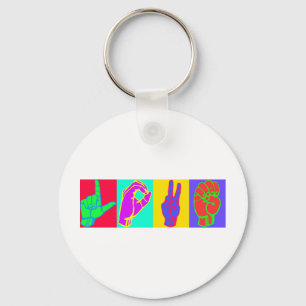 Porte-clés AMOUR de langue des signes