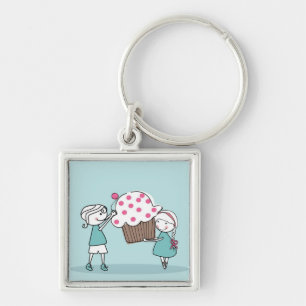Porte-clés Amour de petit gâteau