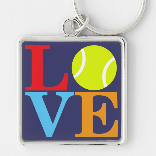 Porte-clés AMOUR de tennis d'as (Devant)