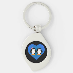 Porte-clés Amour des pingouins