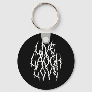 Porte-clés Amour drôle rire vivant Parodie de black metal lou