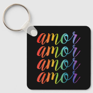 Porte-clés Amour en Arc-en-ciel
