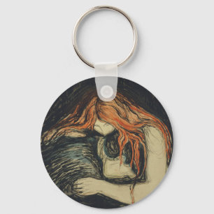 Porte-clés Amour et douleur (Le Vampire) (par Edvard Munch)