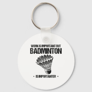 Porte-clés Amour Joueur Badminton Amour Shuttle Design
