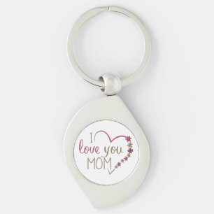 Porte-clés Amour Maman Mères Jour Coeur