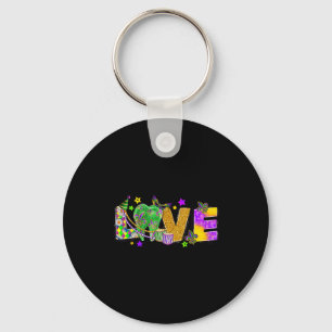 Porte-clés Amour Mardi Gras Dent Jester Dents Dentiste Dentai