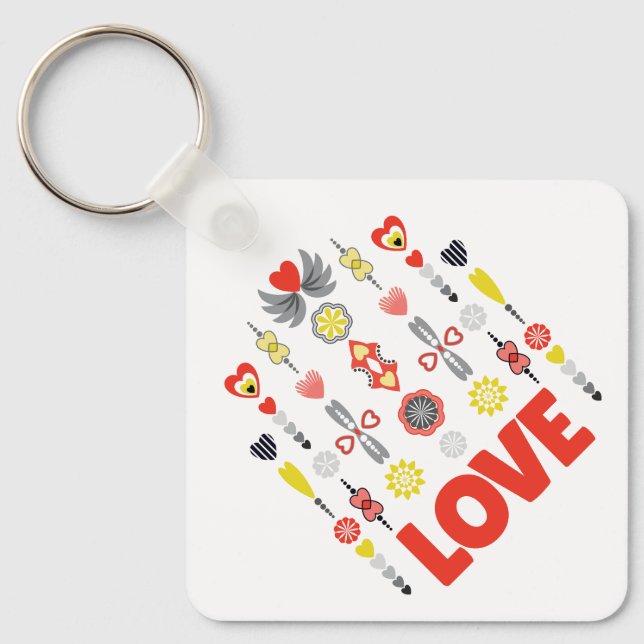 Porte-clés AMOUR Minuscule Anniversaire (Recto)