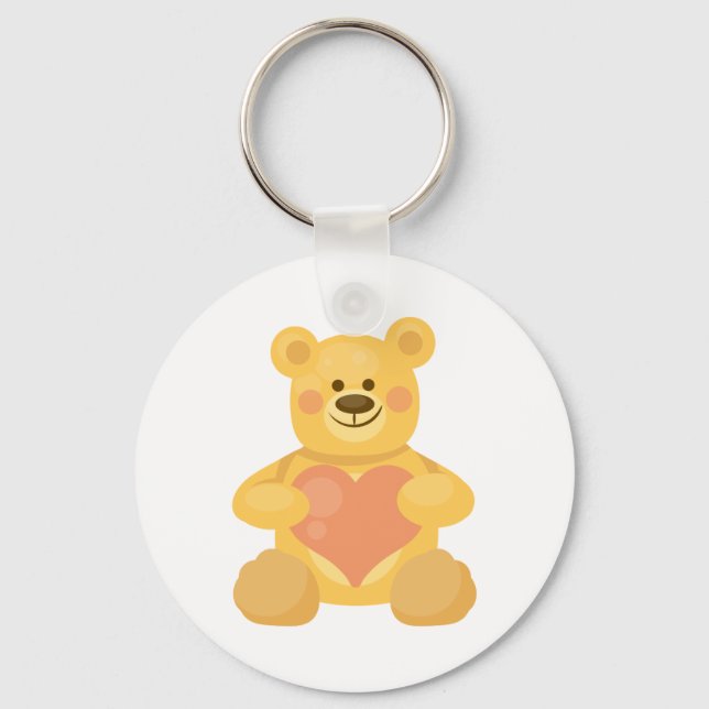Porte-clés Amour Ours (Recto)